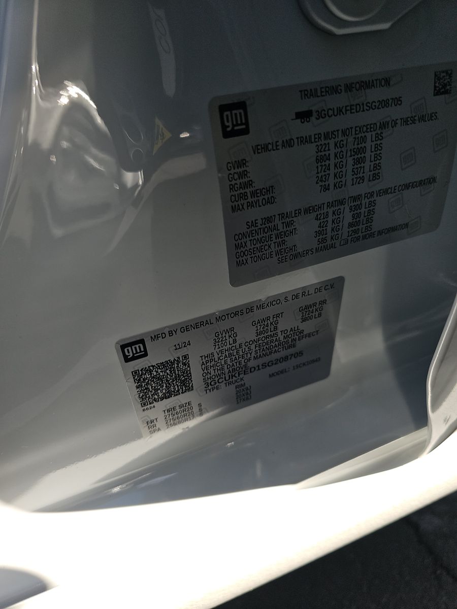 2025 Chevrolet Silverado 1500 LT Trail Boss AWD