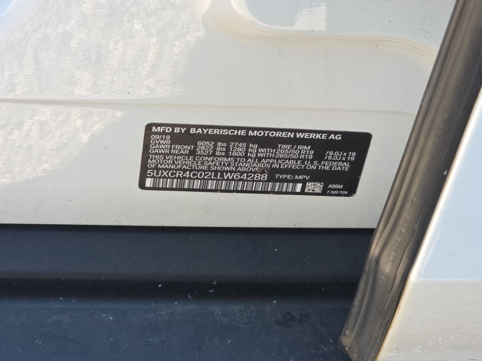 2020 BMW X5 sDrive40i RWD