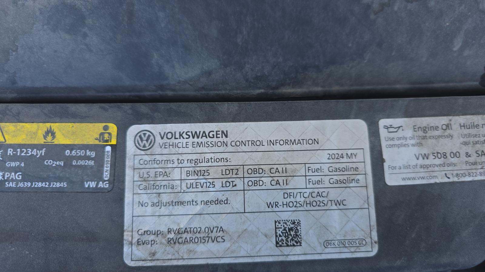 2024 Volkswagen Atlas 2.0T SE AWD