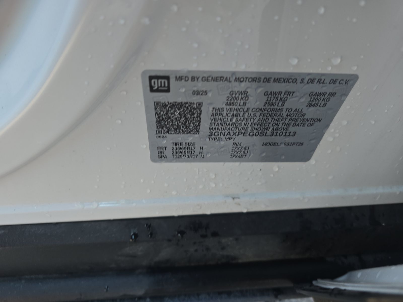 2025 Chevrolet Equinox LT AWD