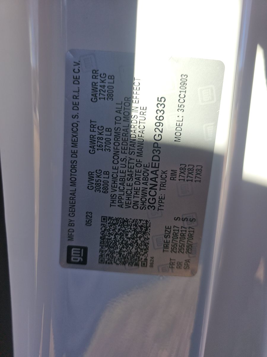 2023 Chevrolet Silverado 1500 Work Truck RWD