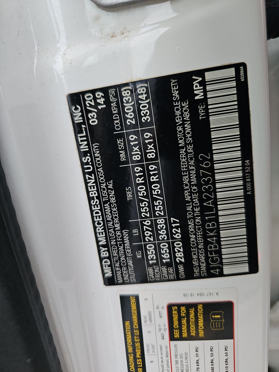 2020 Mercedes-Benz GLE GLE 350 AWD