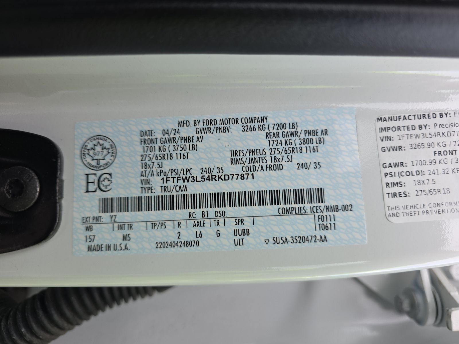 2024 Ford F-150 XLT AWD