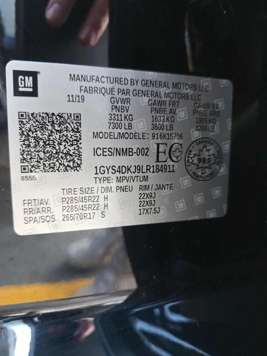 2020 Cadillac Escalade Platinum AWD