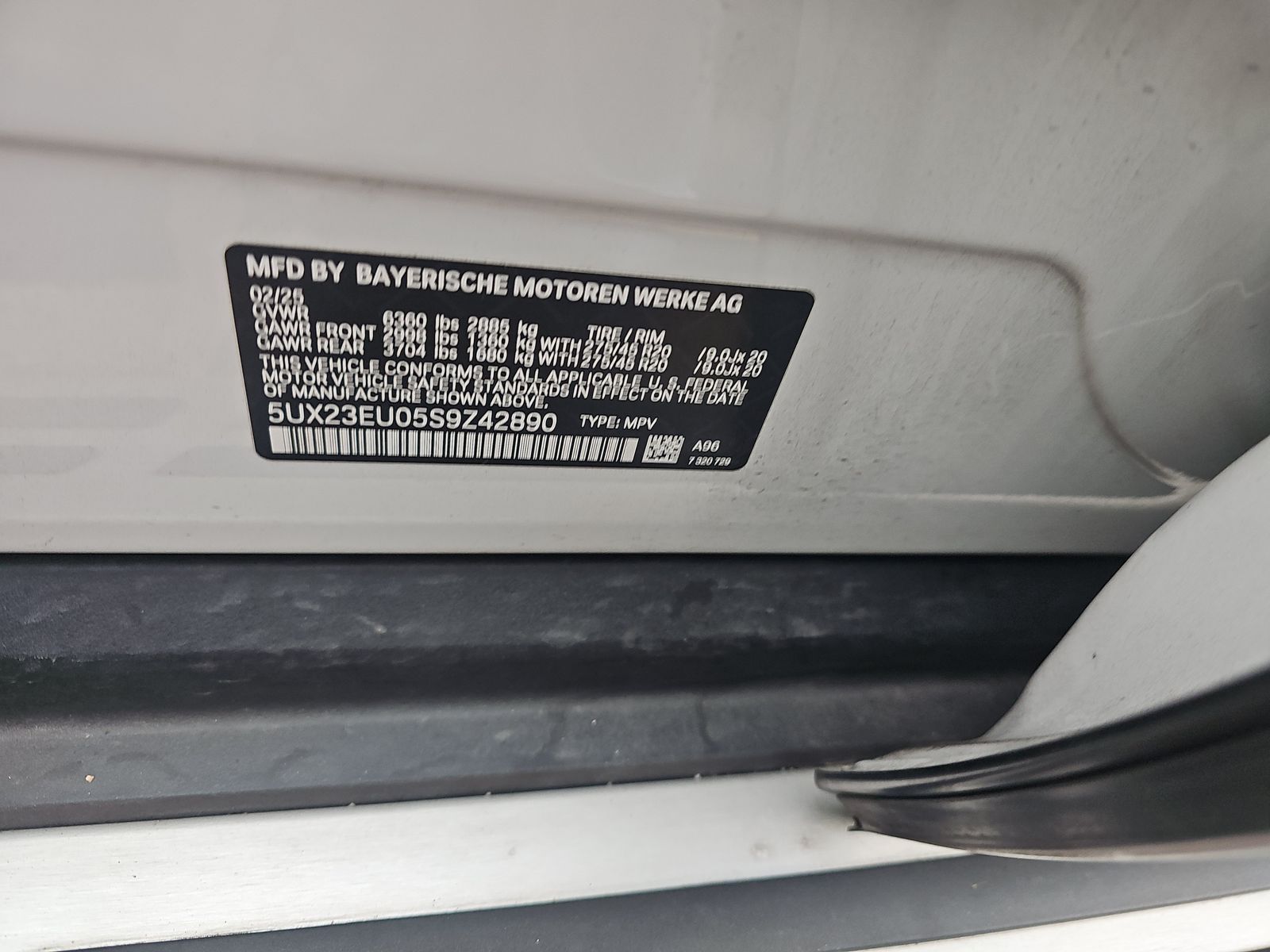 2025 BMW X5 xDrive40i AWD