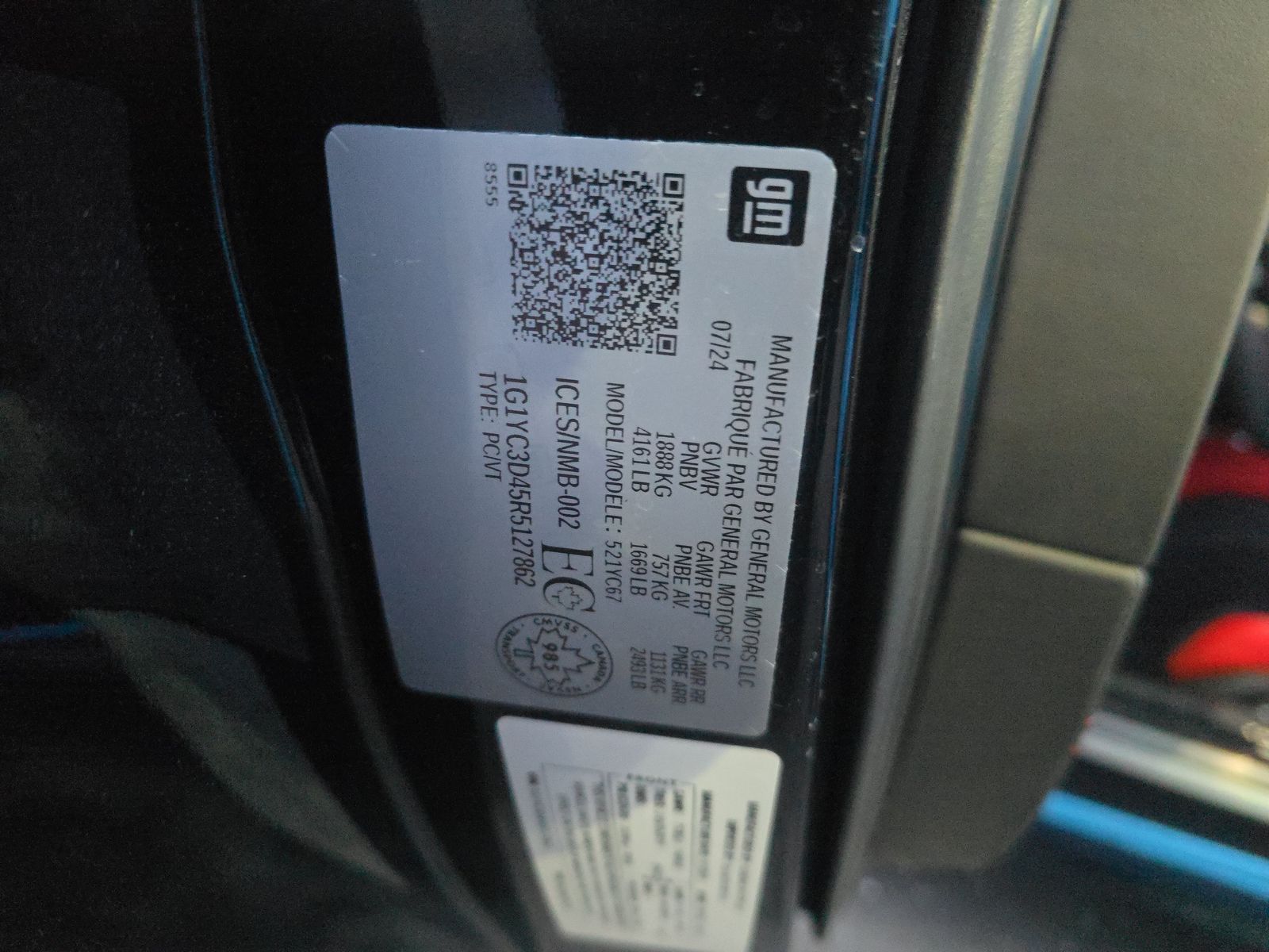 2024 Chevrolet Corvette Stingray RWD