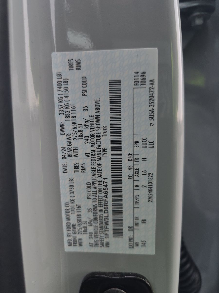 2024 Ford F-150 Hybrid XLT AWD