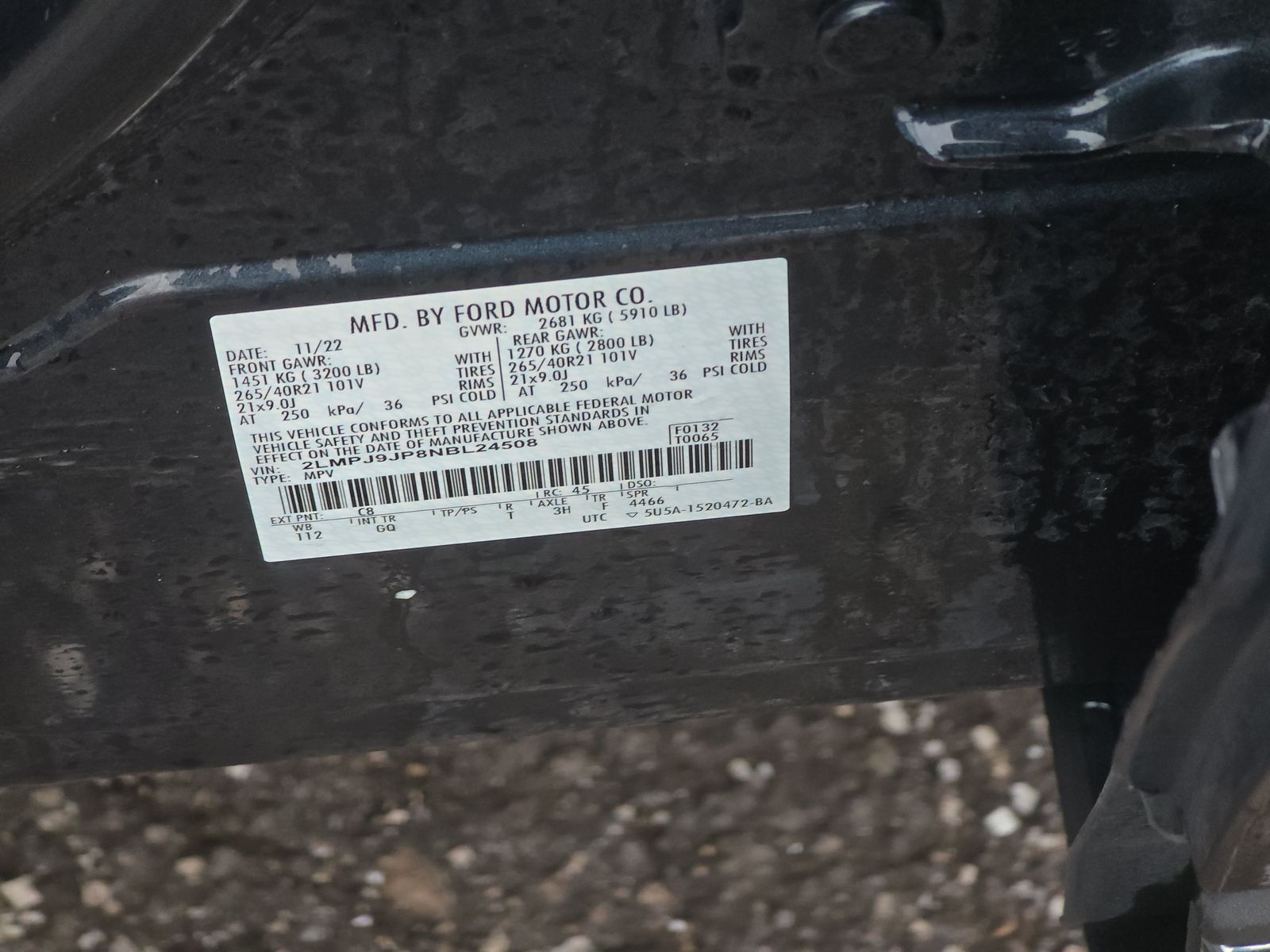 2022 Lincoln Nautilus Black Label AWD