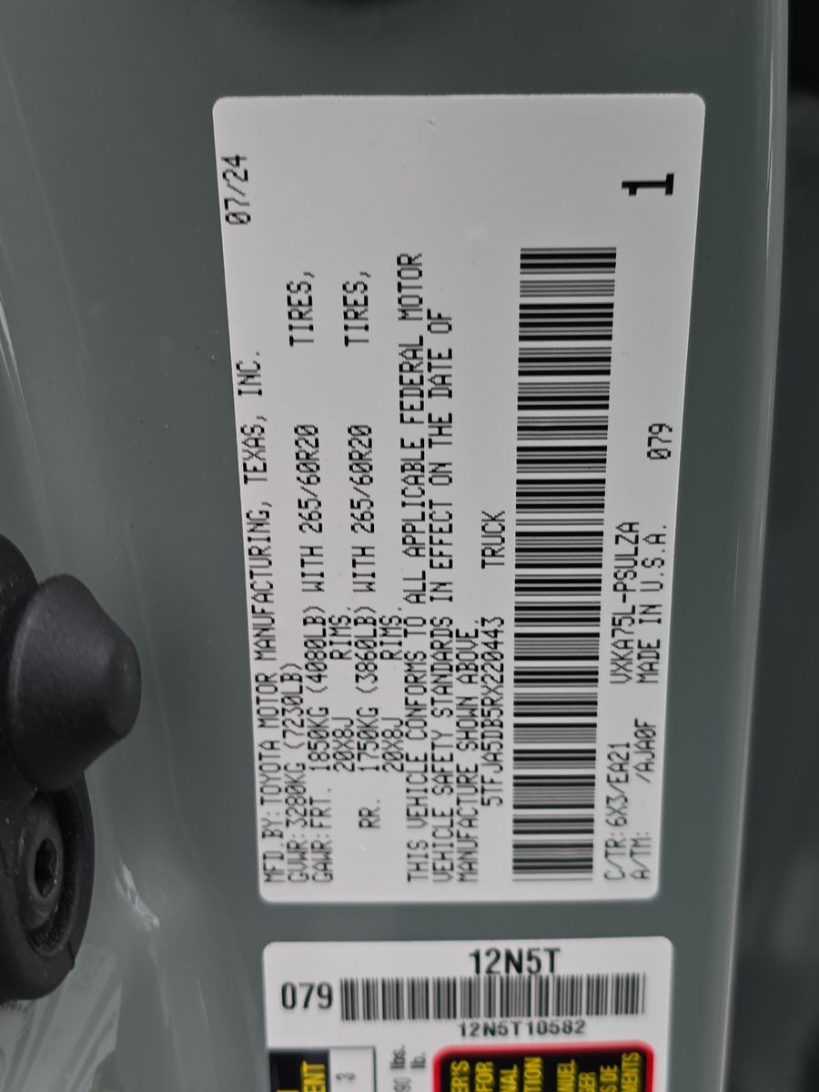 2024 Toyota Tundra Limited AWD