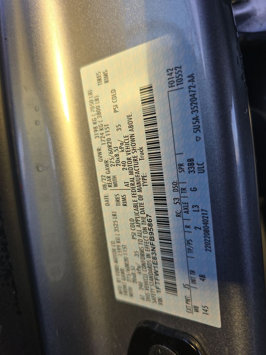 2022 Ford F-150 XLT AWD