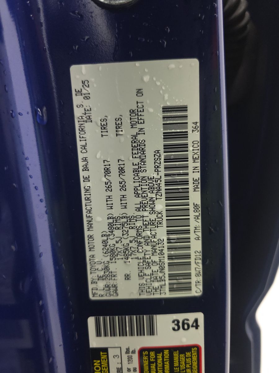 2025 Toyota Tacoma TRD Off-Road AWD