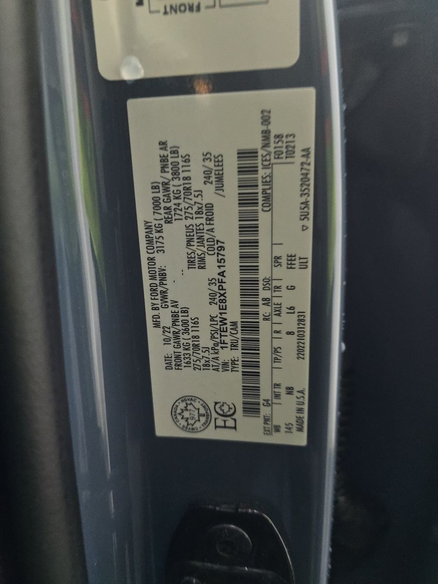 2023 Ford F-150 Tremor AWD