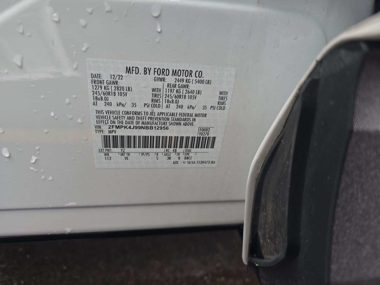2022 Ford Edge SEL AWD