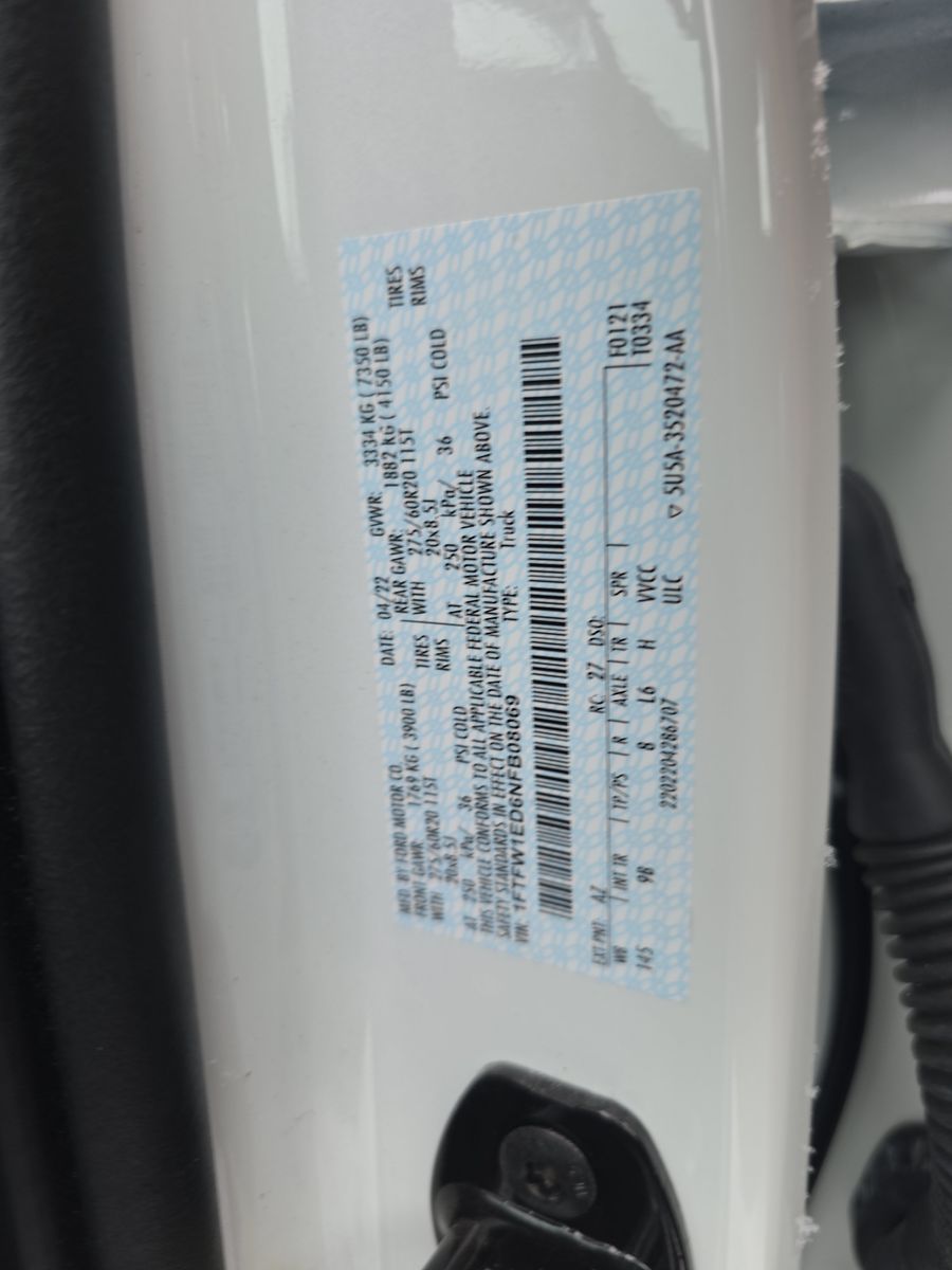 2022 Ford F-150 Hybrid Platinum AWD