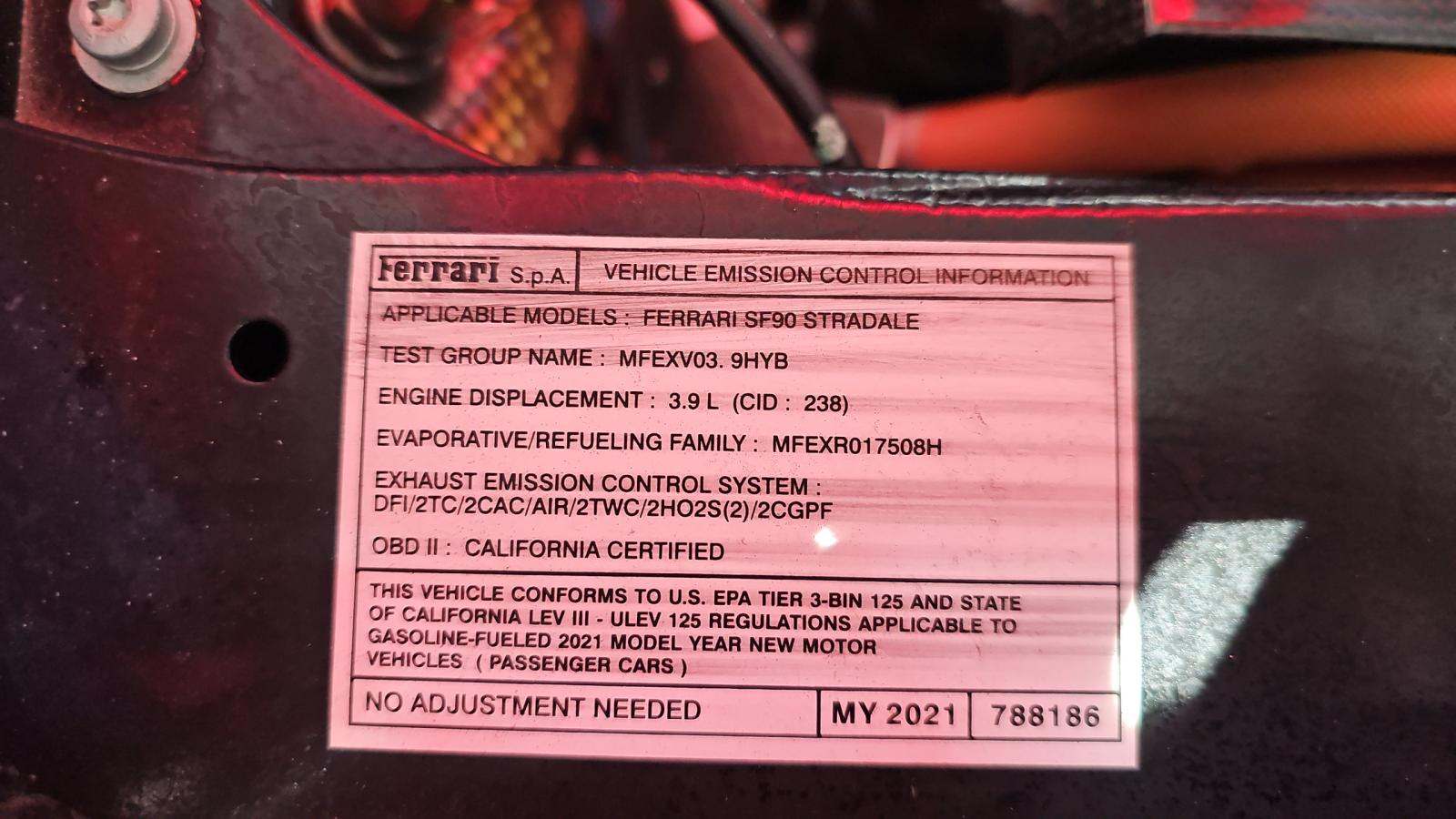 2021 Ferrari SF90 Stradale Base AWD