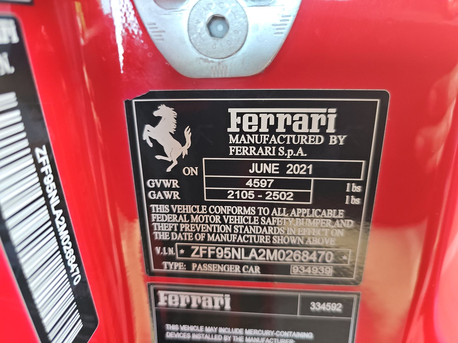 2021 Ferrari SF90 Stradale Base AWD