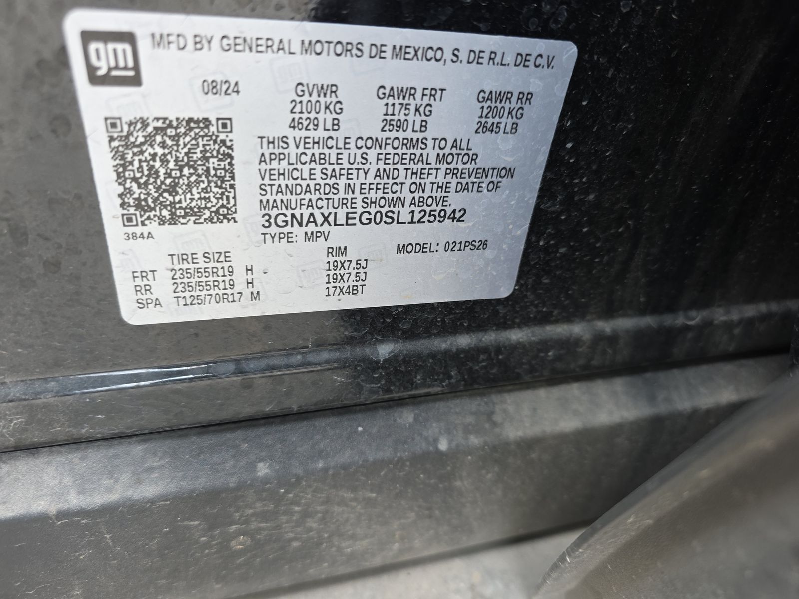 2025 Chevrolet Equinox RS FWD