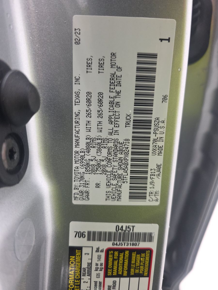 2023 Toyota Tundra SR5 RWD