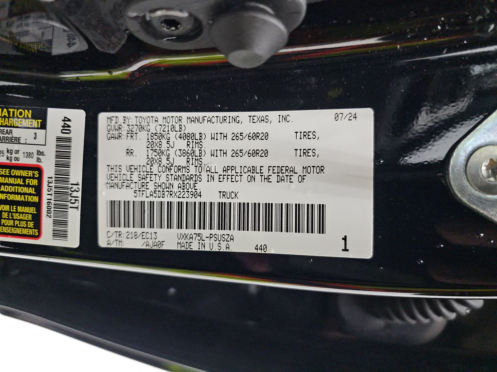 2024 Toyota Tundra SR5 AWD