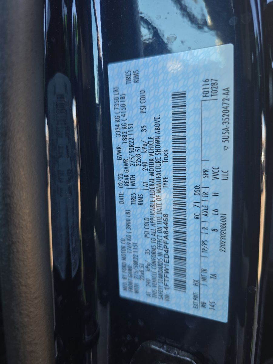 2023 Ford F-150 Hybrid Limited AWD