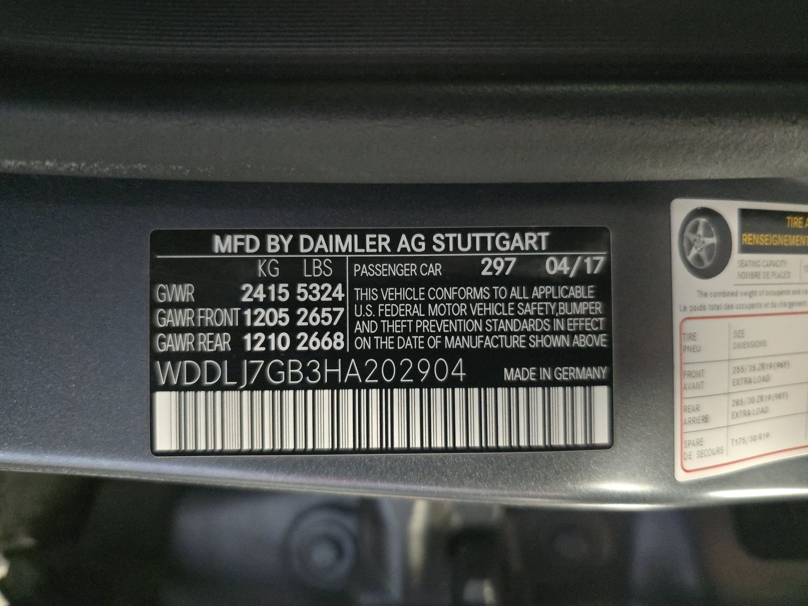 2017 Mercedes-Benz CLS AMG CLS 63 S AWD