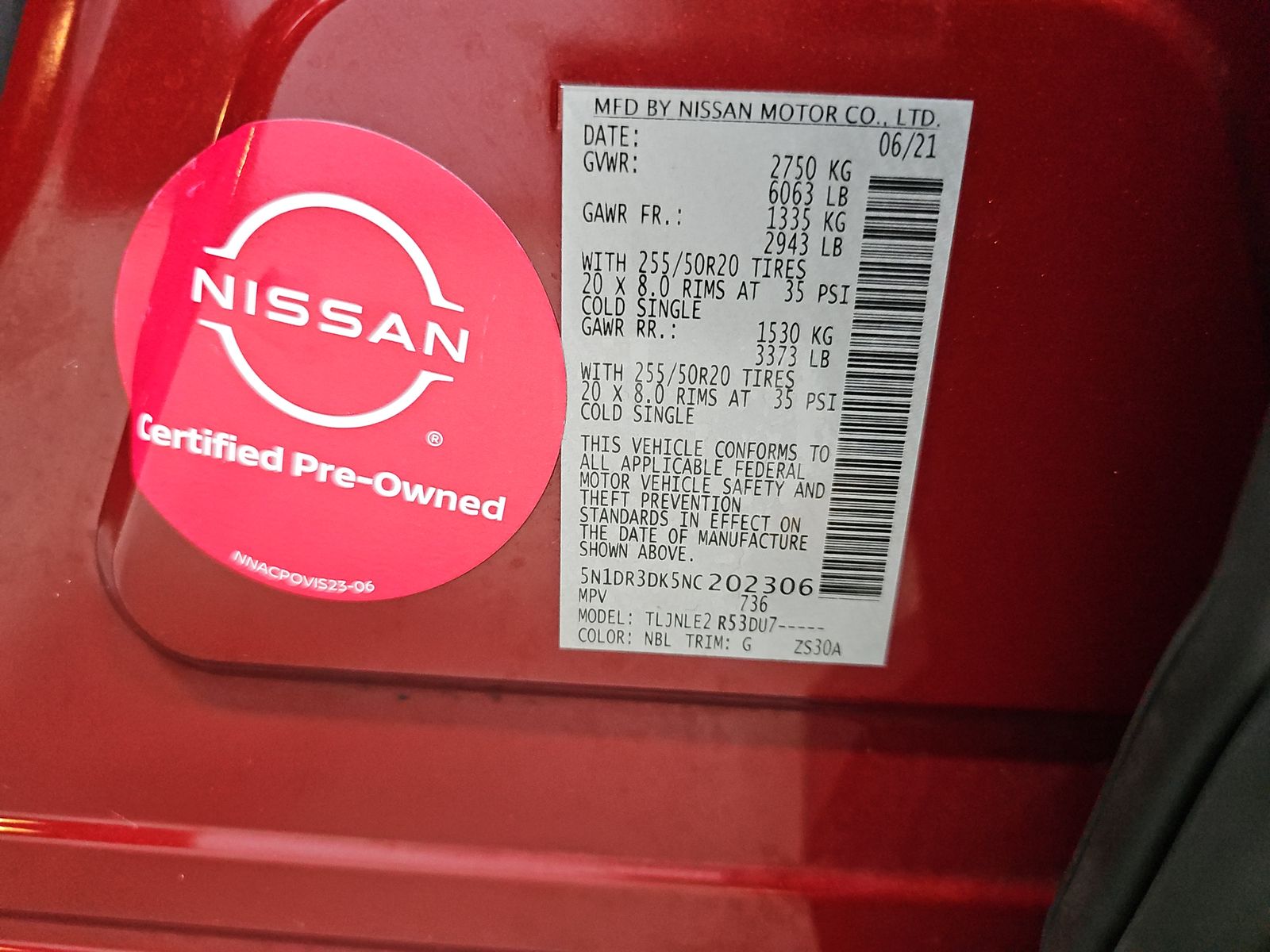 2022 Nissan Pathfinder Platinum AWD