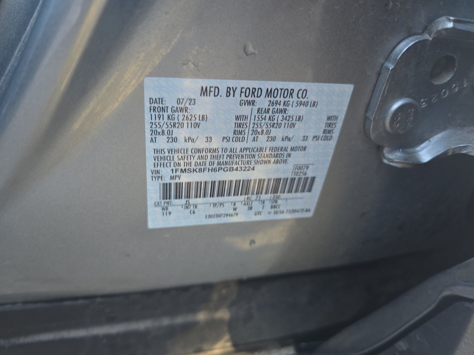 2023 Ford Explorer Limited AWD