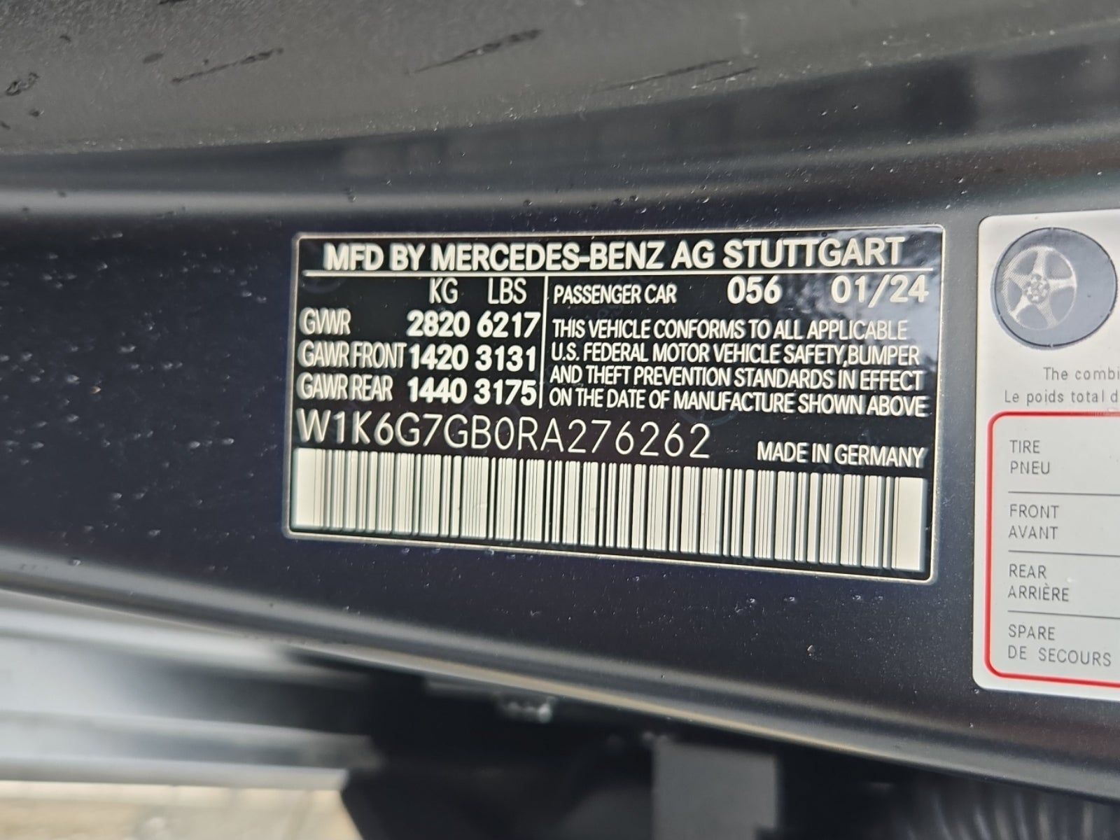 2024 Mercedes-Benz S-Class S 580 AWD