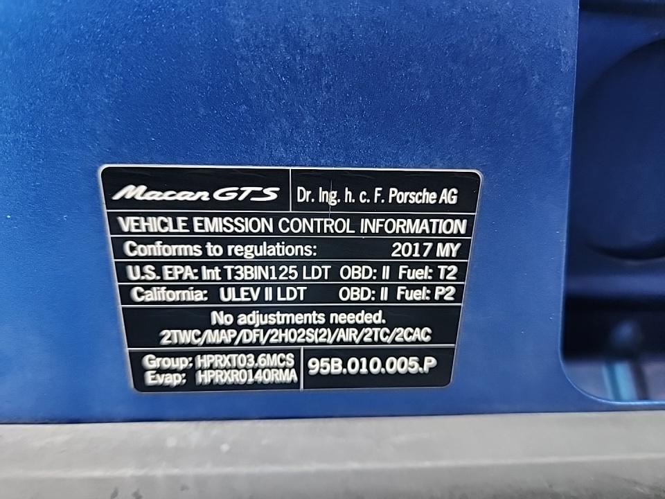 2017 Porsche Macan GTS AWD