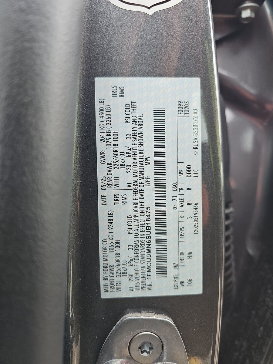 2025 Ford Escape ST-Line AWD