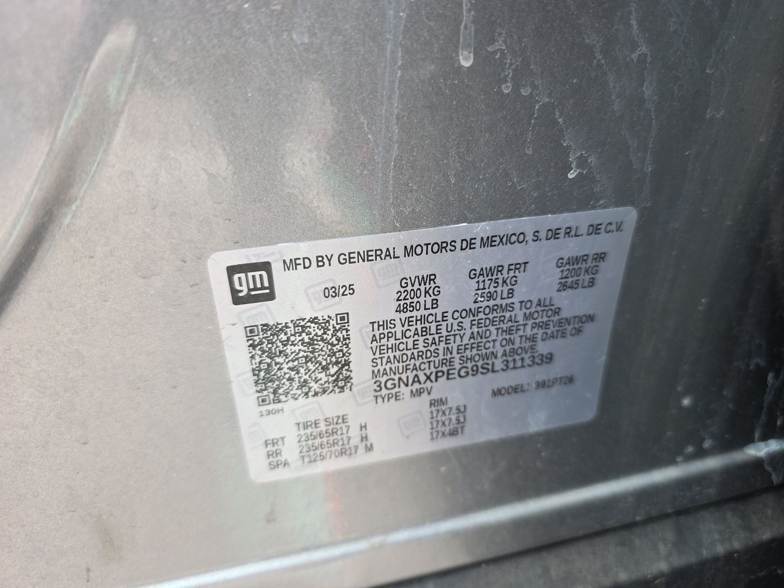 2025 Chevrolet Equinox LT AWD