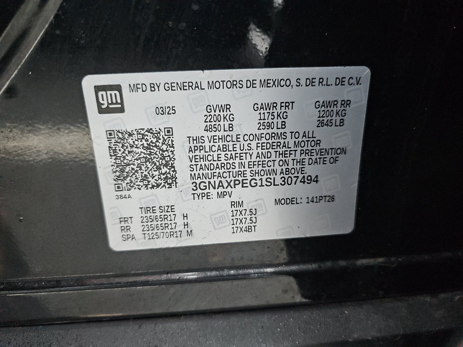 2025 Chevrolet Equinox LT AWD