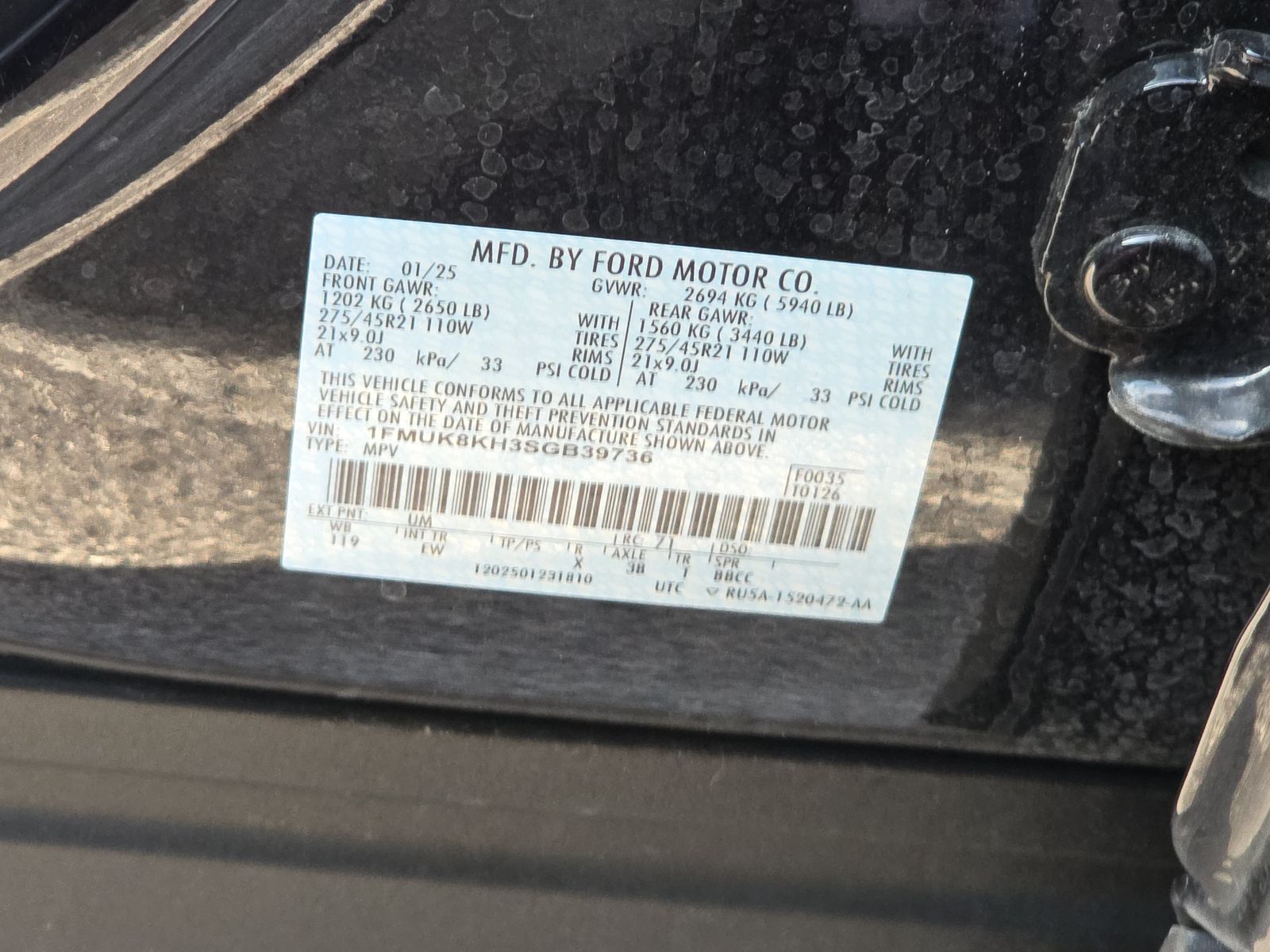 2025 Ford Explorer ST-Line AWD