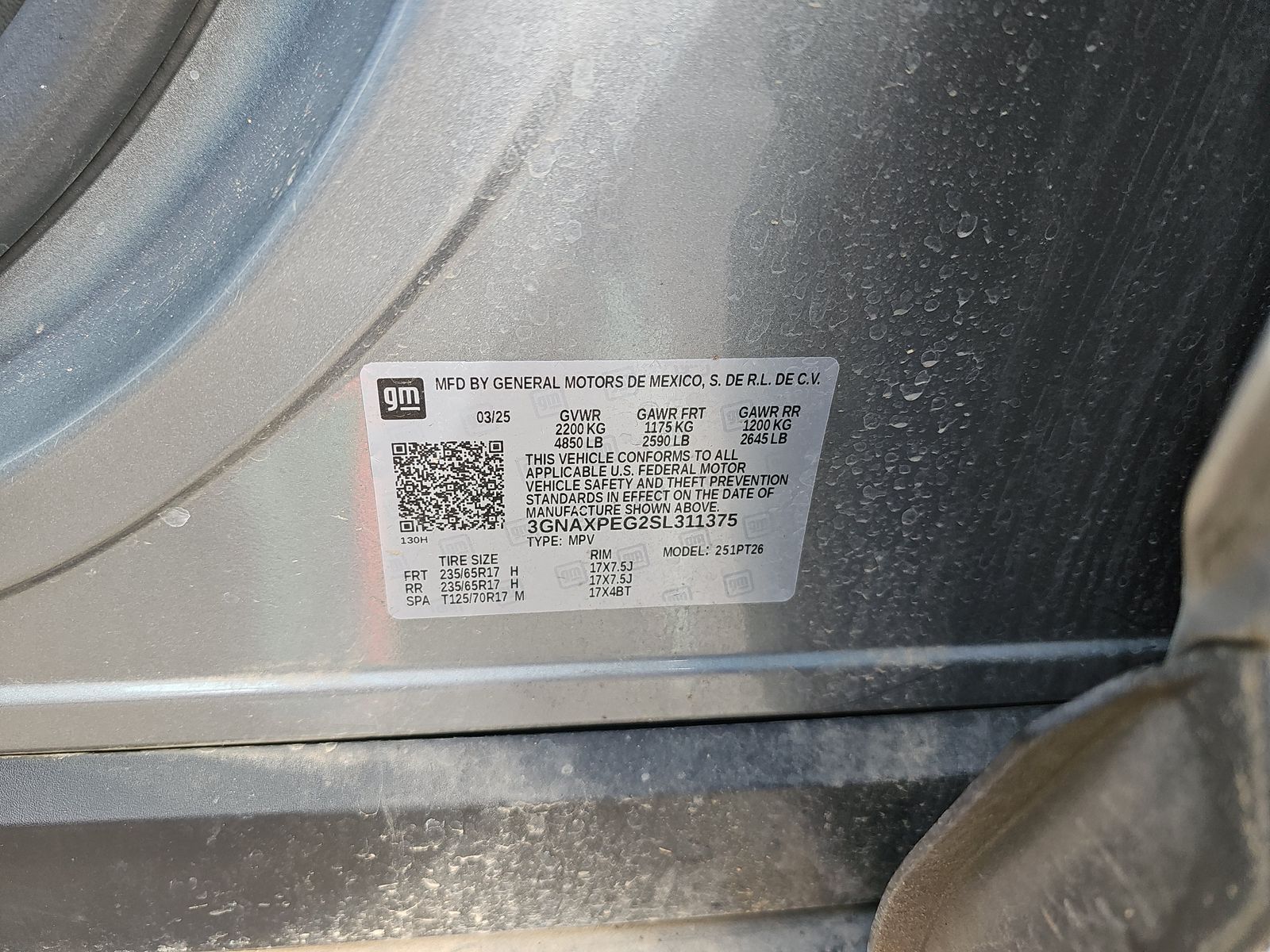 2025 Chevrolet Equinox LT AWD