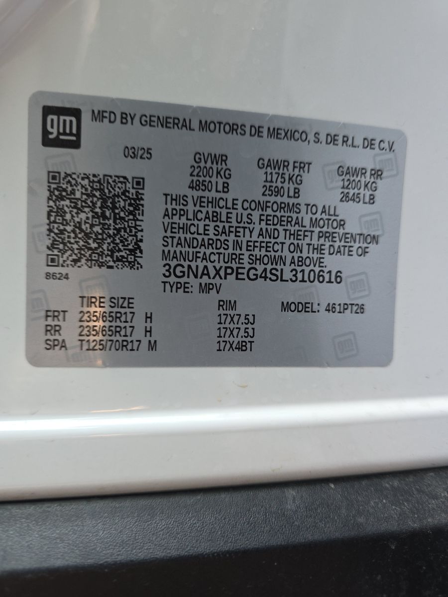 2025 Chevrolet Equinox LT AWD