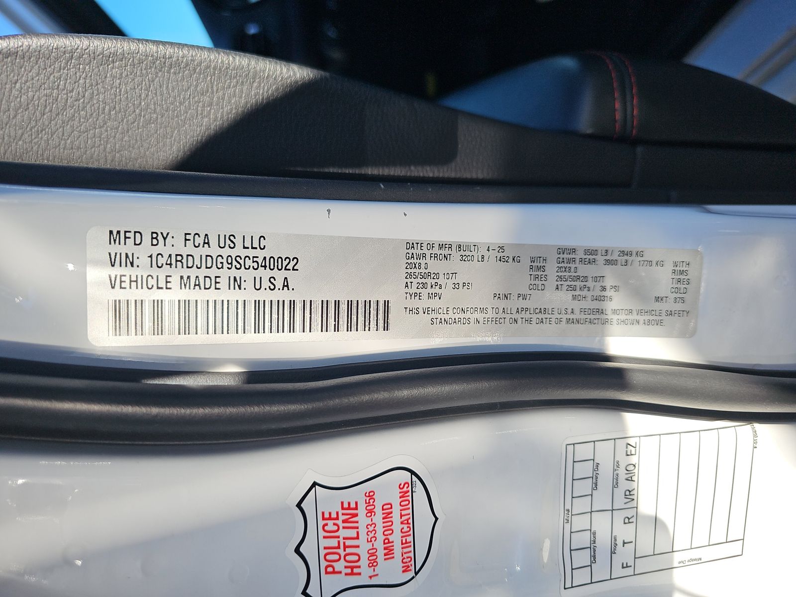 2025 Dodge Durango GT Plus AWD