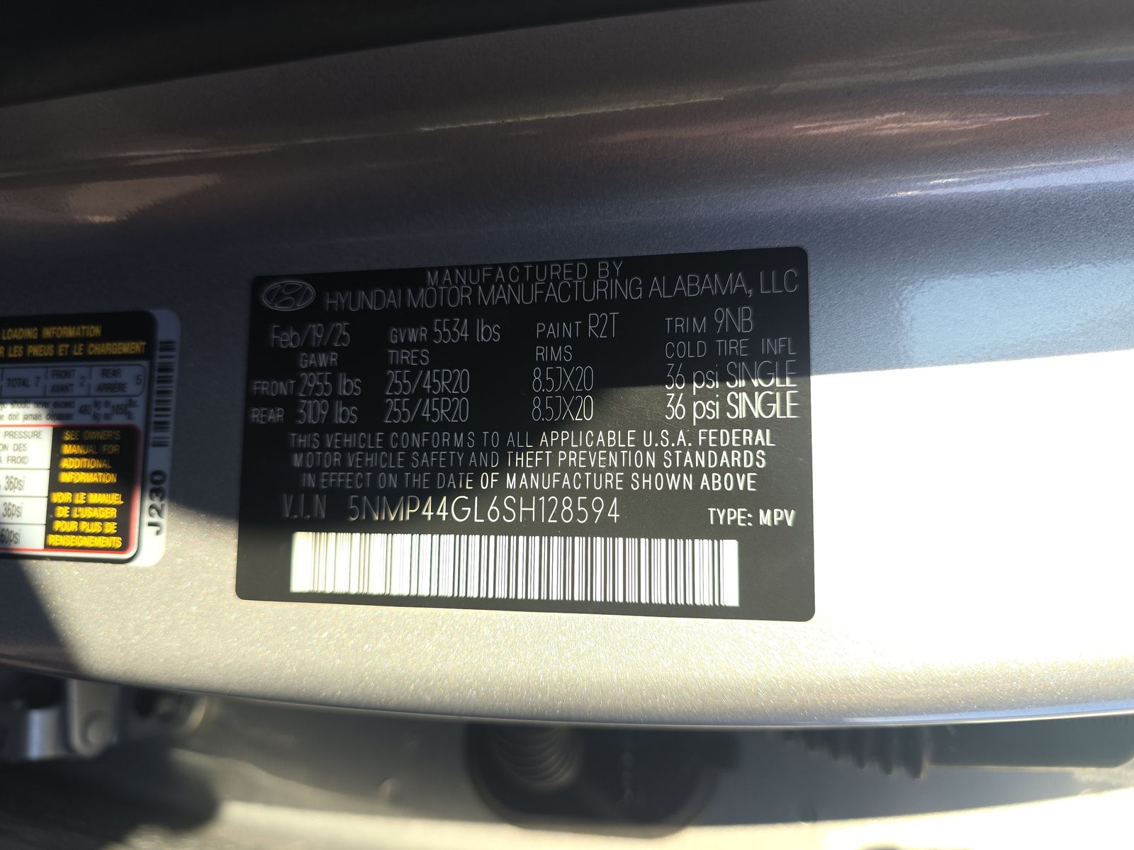 2025 Hyundai Santa Fe Limited FWD