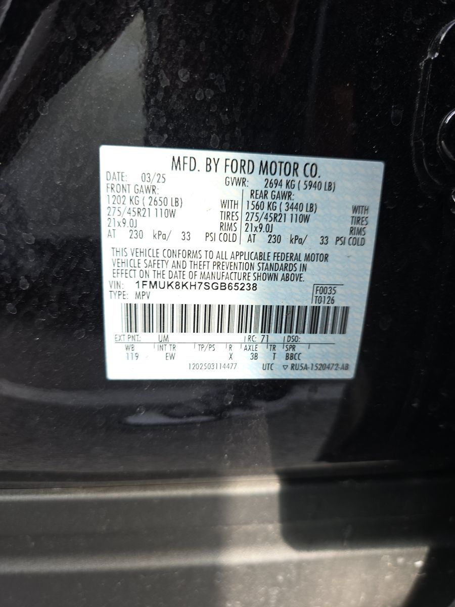 2025 Ford Explorer ST-Line AWD