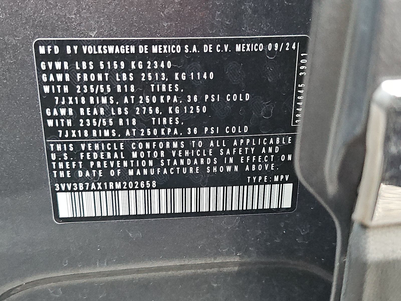 2024 Volkswagen Tiguan 2.0T SE FWD