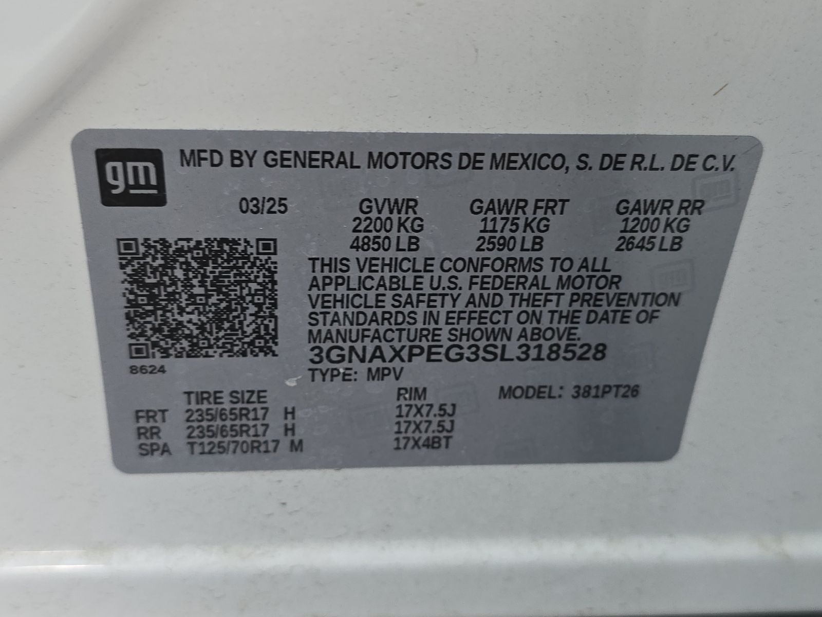 2025 Chevrolet Equinox LT AWD