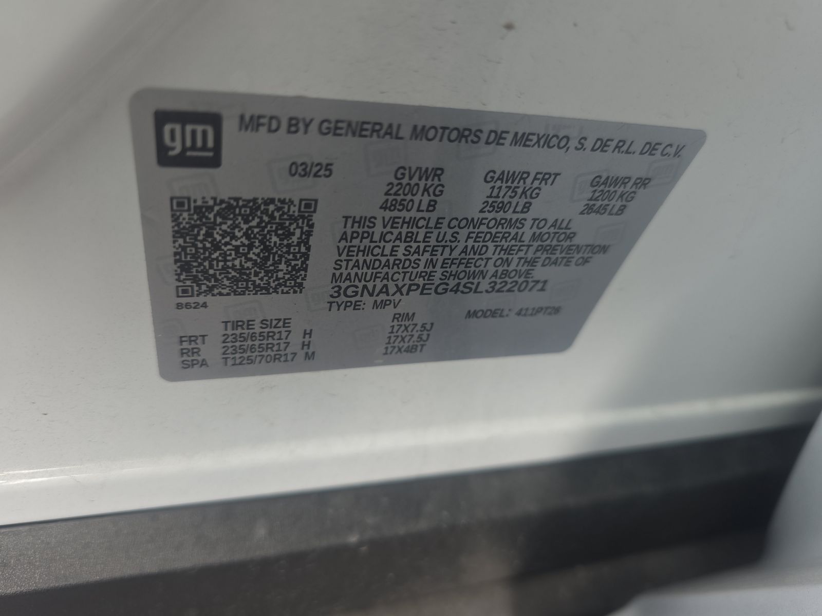 2025 Chevrolet Equinox LT AWD