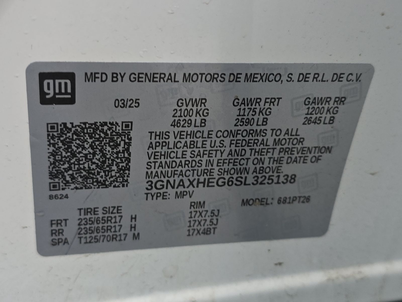 2025 Chevrolet Equinox LT FWD
