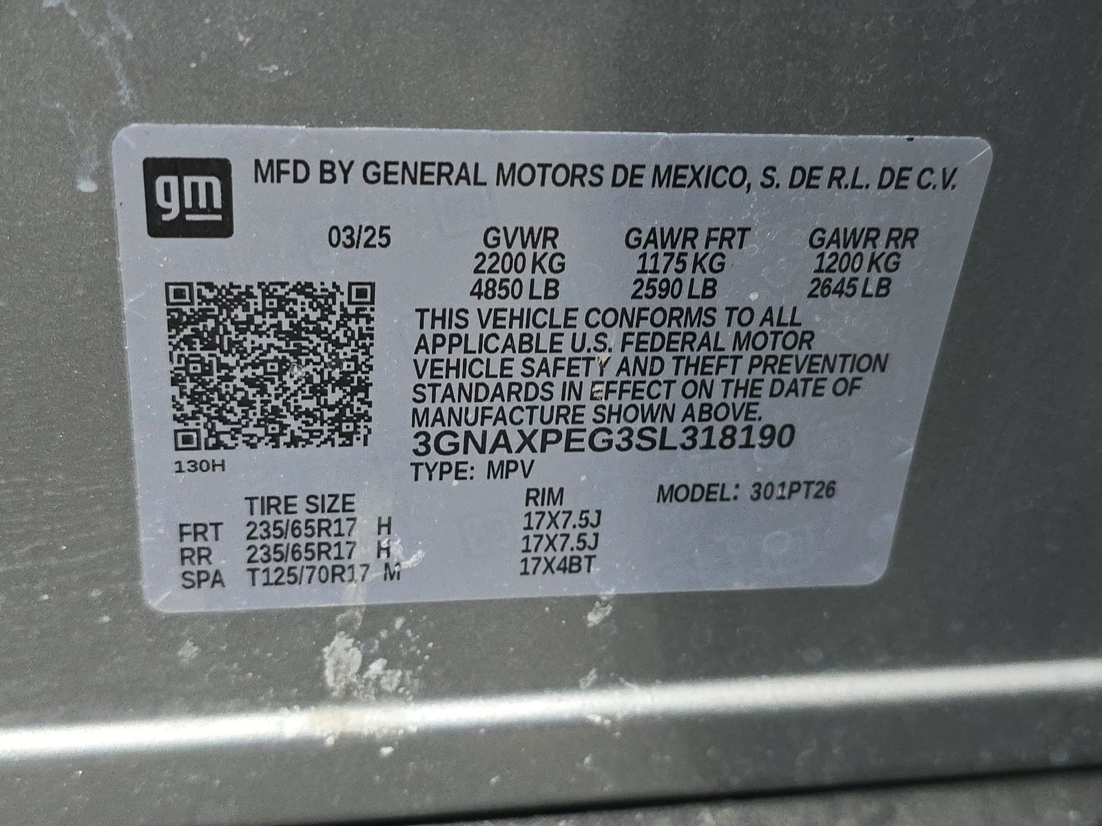 2025 Chevrolet Equinox LT AWD