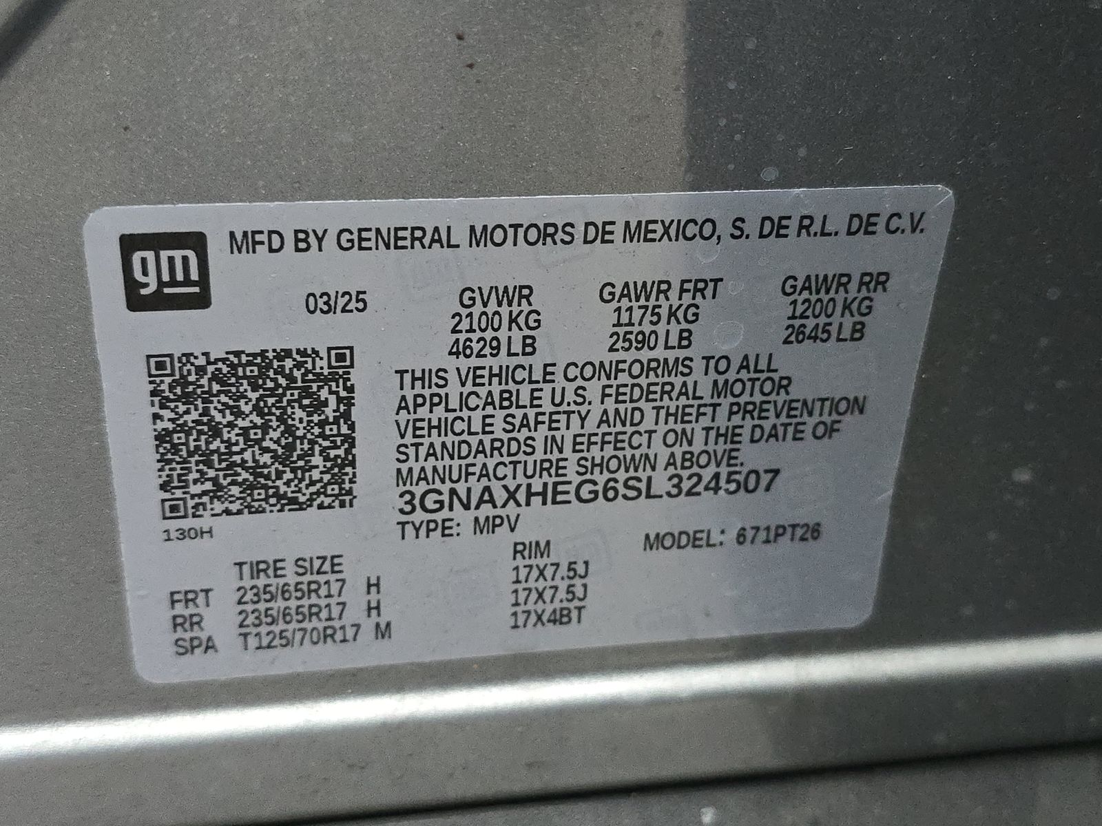 2025 Chevrolet Equinox LT FWD