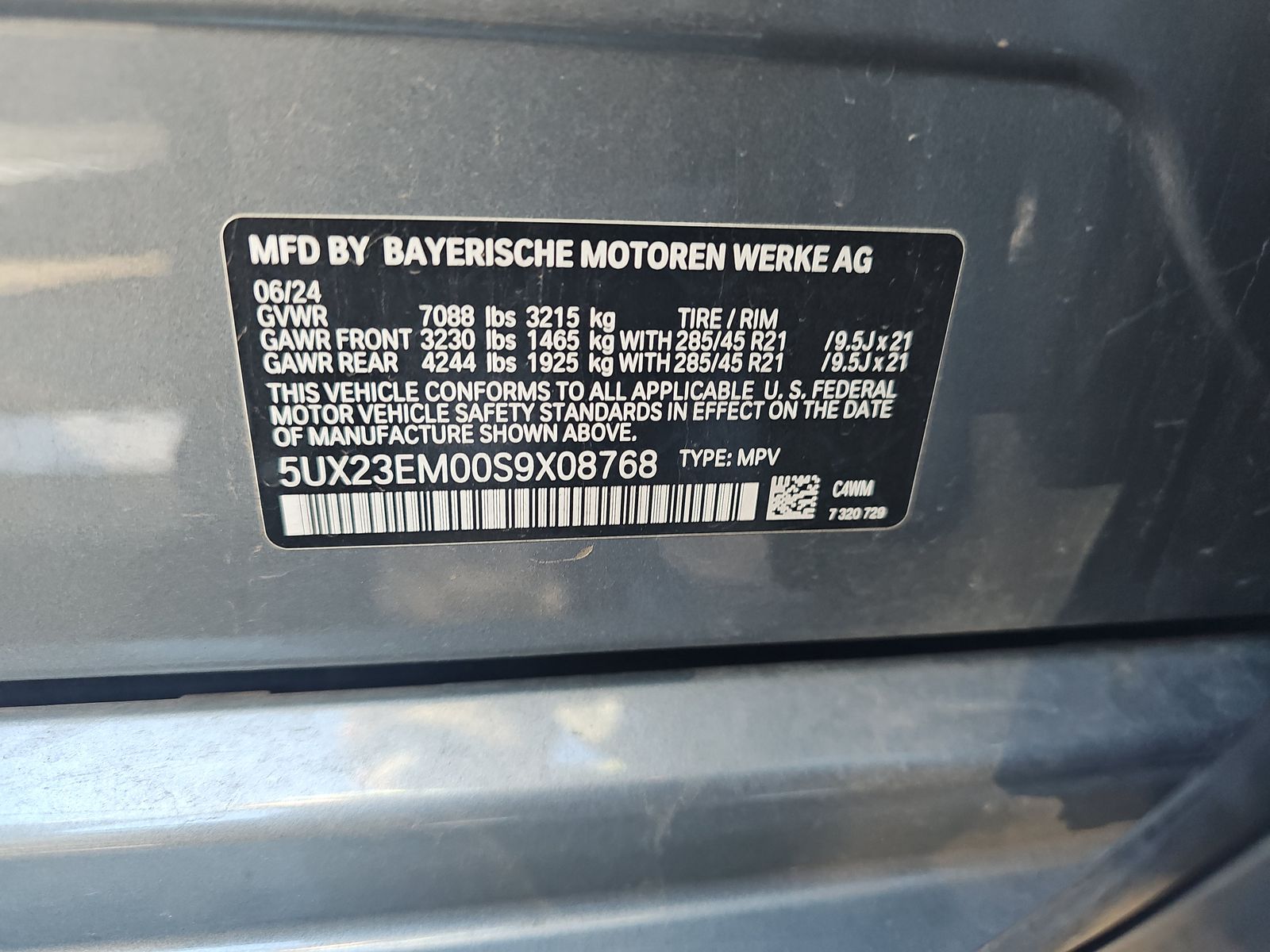 2025 BMW X7 xDrive40i AWD