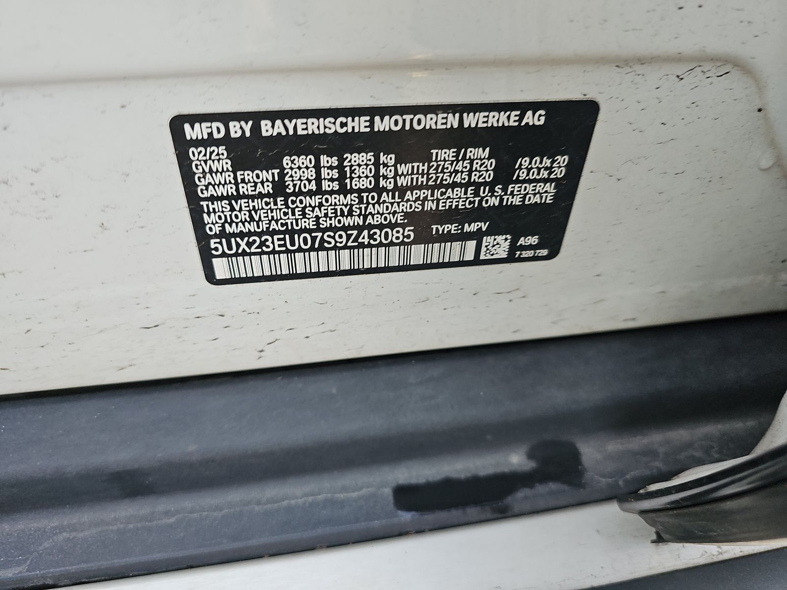 2025 BMW X5 xDrive40i AWD