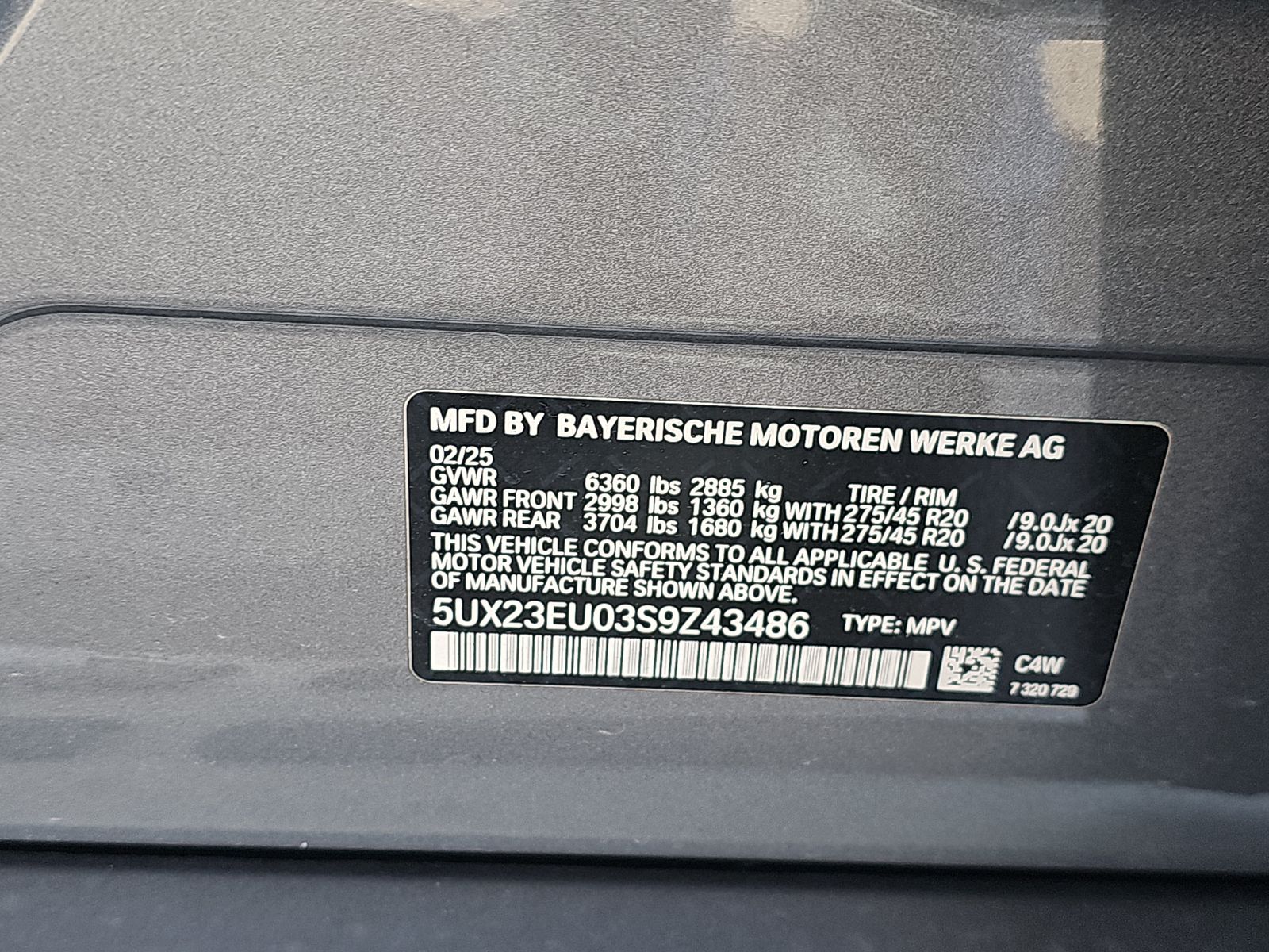 2025 BMW X5 xDrive40i AWD