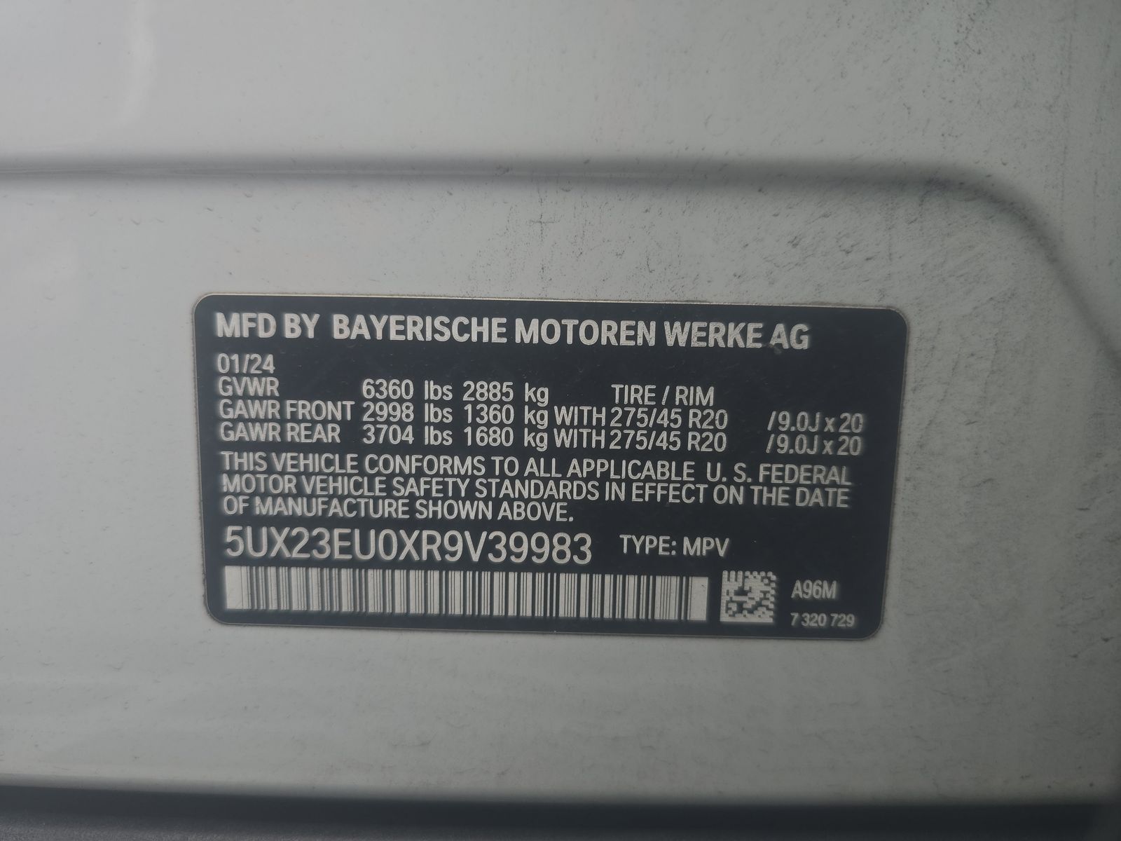 2024 BMW X5 xDrive40i AWD