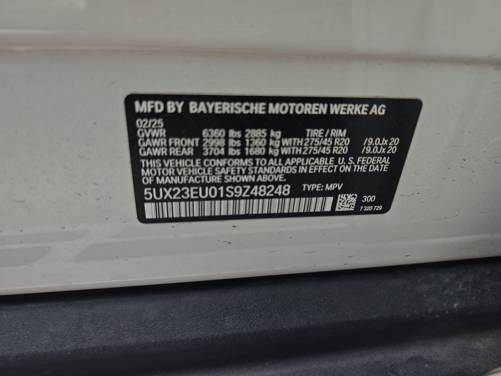 2025 BMW X5 xDrive40i AWD