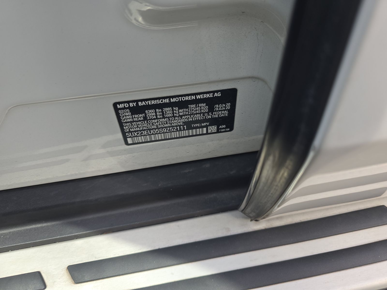 2025 BMW X5 xDrive40i AWD